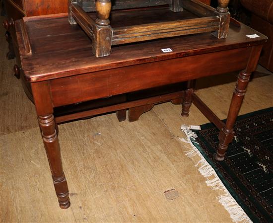 Oak writing table